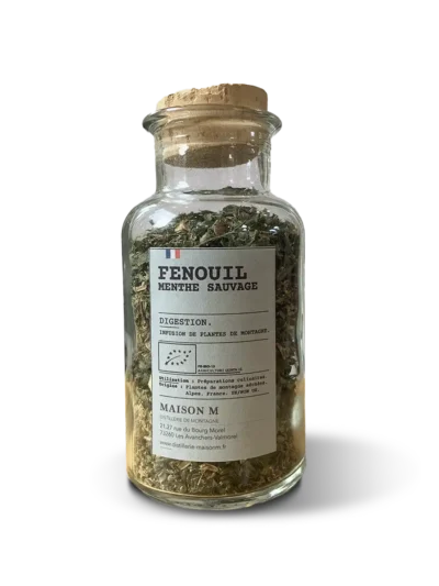 photo de l'infusion Maison M fenouil menthe sauvage