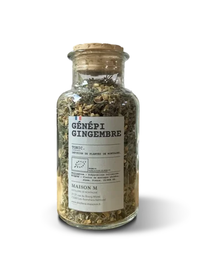photo de l'infusion Maison M génépi gingembre