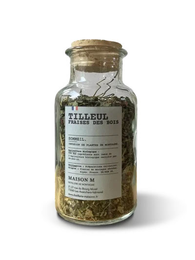 photo de l'infusion Maison M tilleul fraises des bois