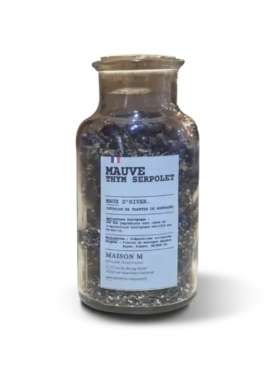 photo de l'infusion Maison M à la mauve et thym serpolet